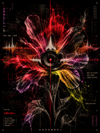 FREQUENCY FLOWER TEE