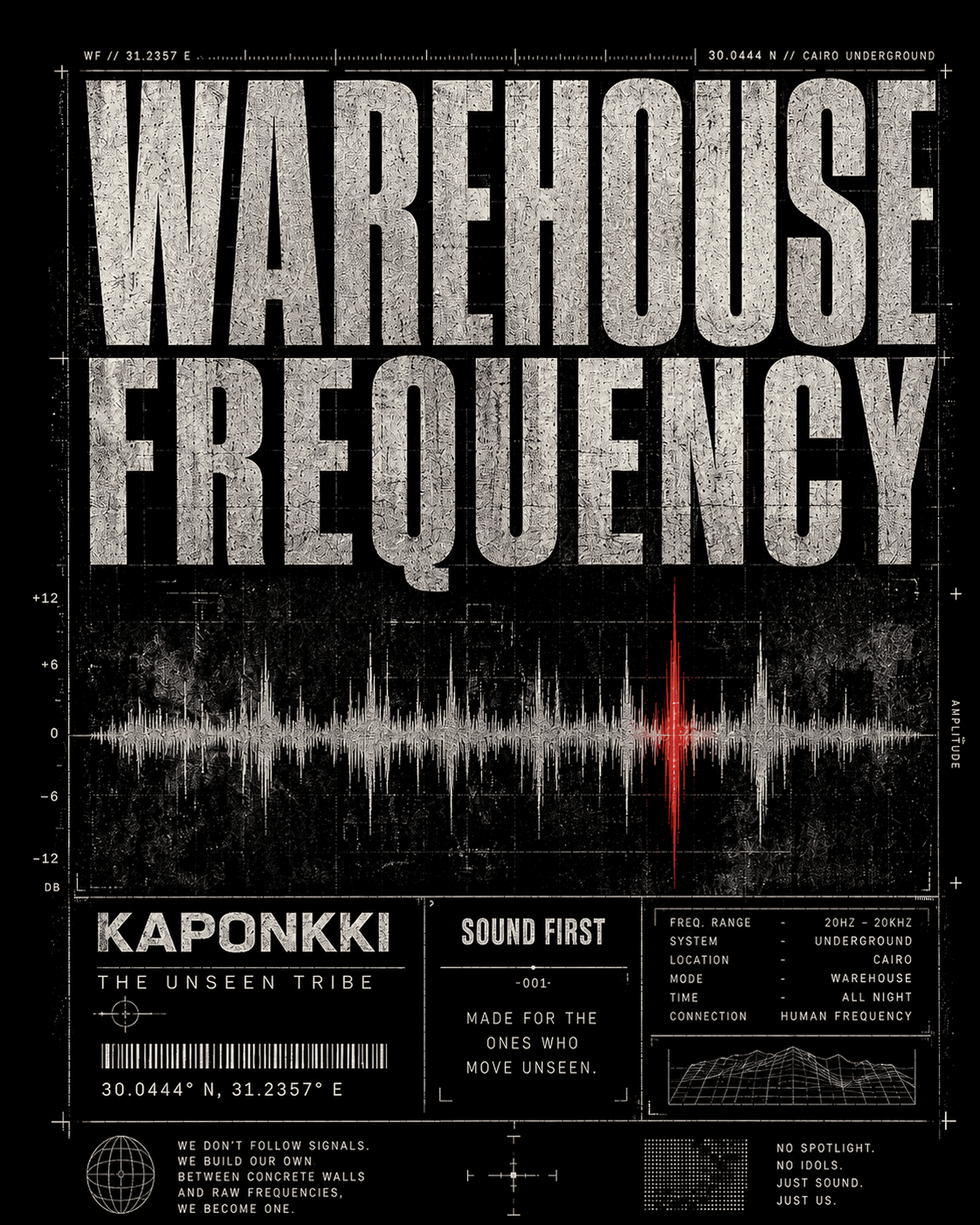 WAREHOUSE FREQUENCY TEE